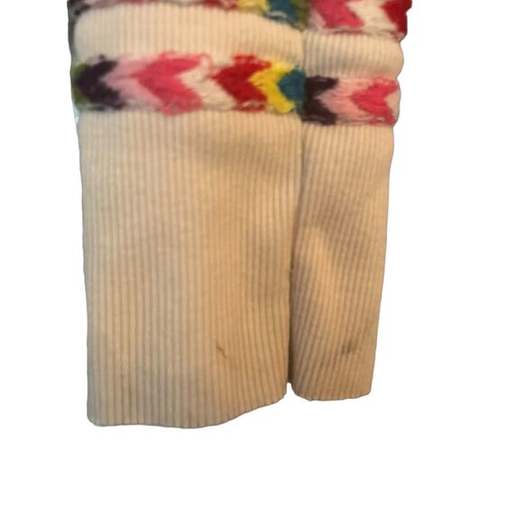 Free People Rainbow Embroidered Accent Long Sleeve Embroidered Thermal XS Boho - Picture 4 of 8